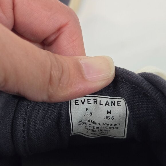 Everlane Blue Forever Sneaker Platform Lace Up Women's Size 8 Men's Size 6 - Picture 8 of 12